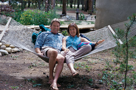 
Rich and Ann spend many delightful moments enjoying their house and gardens.
